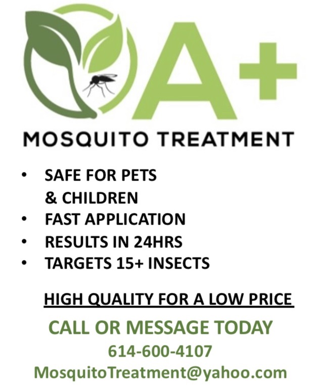 A+ Mosquito Treatment advertisement