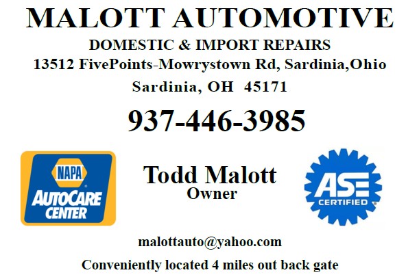 Malott Automotive advertisement