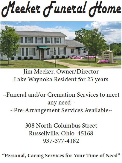 Meeker Funeral Home Advertisement