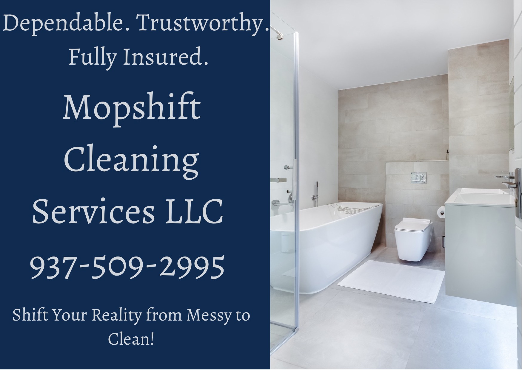Mopshift Cleaning Services LLC advertisement