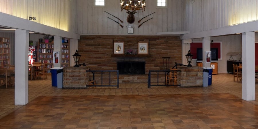 Main Area in the Lodge